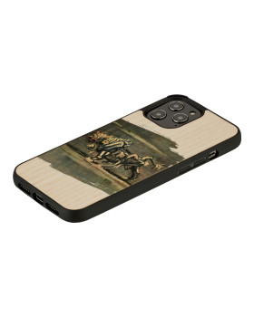 MAN&WOOD case for iPhone 12 Pro Max white bull-foto2