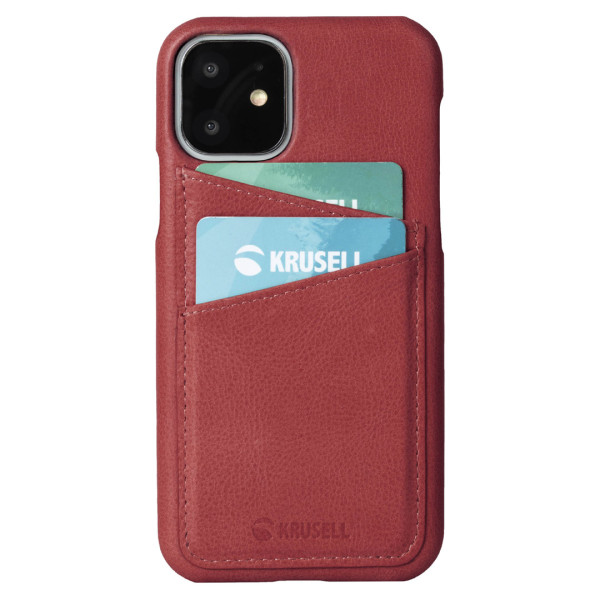 Krusell Sunne CardCover Apple iPhone 11 vintage red (61791) Mobiili ümbrised