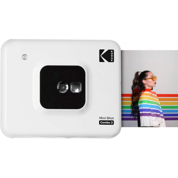 Kodak Mini Shot 3 Square Instant Camera and Printer white 