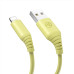Tellur Silicone USB to Lightning cable 3A, 1m, yellow Muu