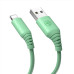 Tellur Silicone USB to Lightning cable 3A, 1m, green Muu