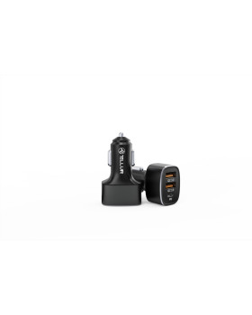 Tellur Car Charger FCC9, 56W, 9A (2XQC 3.0 + PD20W) black-foto2