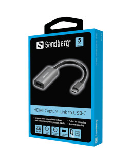 Sandberg 136-36 HDMI Capture Link to USB-C-foto2