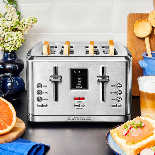 Gastroback 42396 Design Toaster Digital 4S Röstrid, grillid ja vahvliküpsetajad