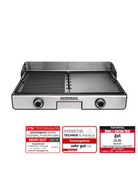 Gastroback 42524 Design Table Grill Plancha & BBQ-foto2
