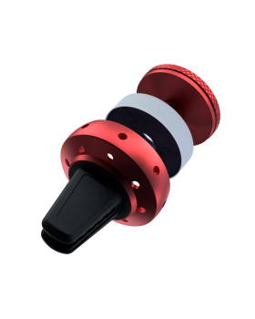 Tellur FreshDot Car Phone Holder Magnetic, Fragrance Kit Bubble Gum, Air Vent Mount Red-foto2