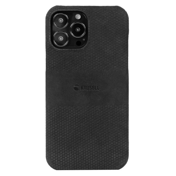 Krusell Leather Cover Apple iPhone 13 Pro black (62401) Mobiili ümbrised