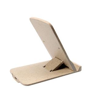 Tellur Green Qi wireless fast desk charger, 15W, Cream-foto2