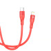 Tellur Silicone Type-C to Lightning cable PD30W 1m red Muu