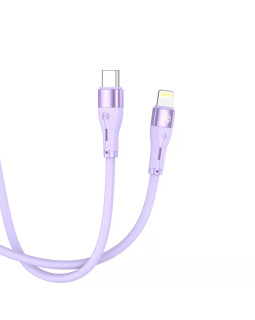 Tellur Silicone Type-C to Lightning Cable PD30W 1m Purple-foto2