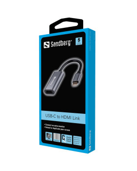 Sandberg 136-12 USB-C to HDMI Link 4K/60 Hz-foto2