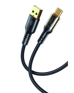 Tellur Data Cable USB to Type-C 3A 100cm Black-foto2