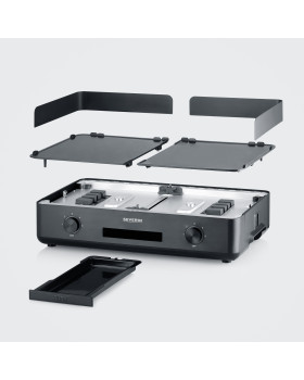 Pliidiplaat smeg classic, 4 x induktsioon, flexi-tsoon, 60 cm, lõigatud, matt must-foto15