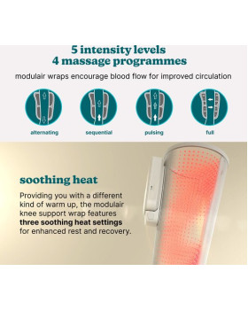 Homedics SR-CMXKE10HBND  Modulair Compression System Knee Wrap + Controller-foto2