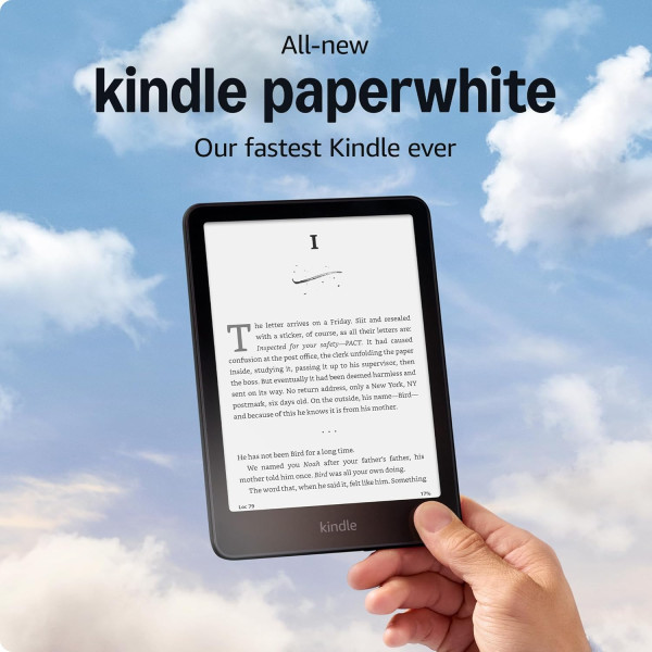 Amazon Kindle Paperwhite 12th Gen 16GB Wi-Fi Black (2024)