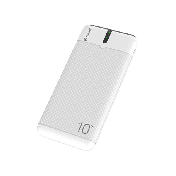 Tracer 47515 EnerGo 10000mAh Power Bank white/black