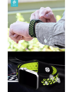 Devia Deluxe Series Sport Band for Apple Watch 4 Yellow-foto2