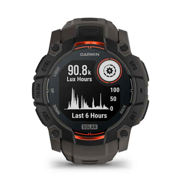 Garmin Instinct 3 50mm Solar Black Charcoal (010-02935-00)