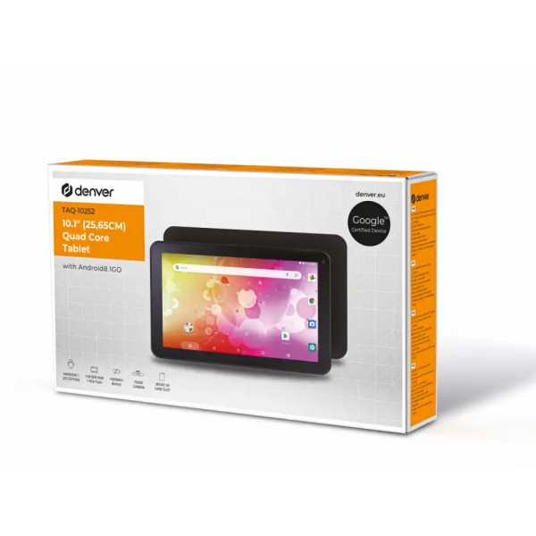 Denver TAQ-10252 10.1/8GB/1GBWI-FI/ANDROID8.1/BLACK Open Box