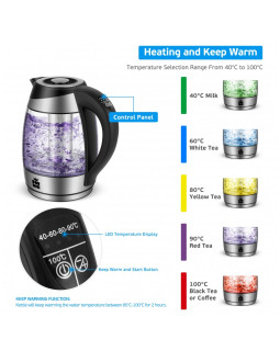 ForMe FKG-488 Cordless Electric Kettle 1,8 L-foto2