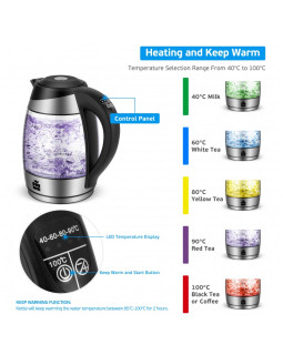 ForMe FKG-458 Cordless Electric Kettle 1,8 L-foto2