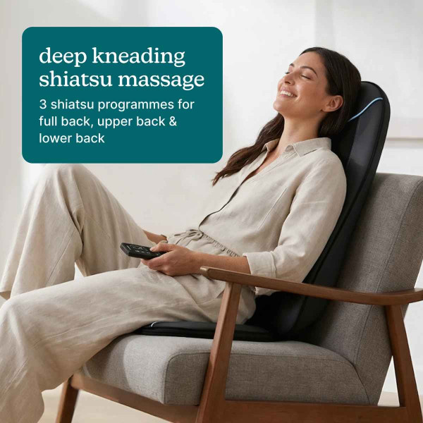Homedics CBS-2026-EB Shiatsu Max 3.0 Back & Shoulder Massager With Heat Homedics CBS-2026-EB Shiatsu Max 3.0 Back & Shoulder Massager With Heat