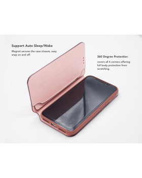 VixFox Smart Folio Case for Iphone XSMAX pink-foto3