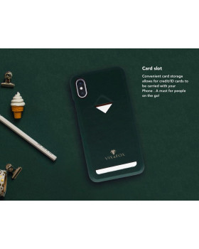 VixFox Card Slot Back Shell for Samsung S9 forest green-foto3