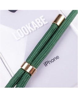Lookabe Necklace iPhone 7/8+ gold green loo012-foto3