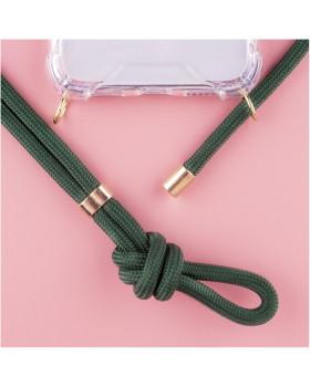 Lookabe Necklace iPhone Xs Max gold green loo015-foto3