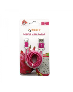 Sbox USB->Micro USB M/M 1.5m USB-10315P Pitaya Pink-foto3
