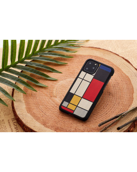 MAN&WOOD SmartPhone case iPhone 11 Pro Max mondrian wood black-foto3