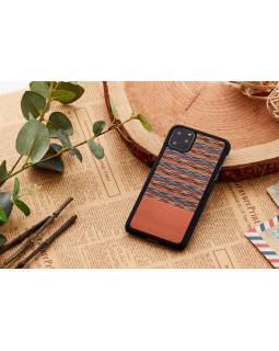 MAN&WOOD SmartPhone case iPhone 11 Pro browny check black-foto3