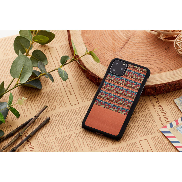MAN&WOOD SmartPhone case iPhone 11 Pro browny check black