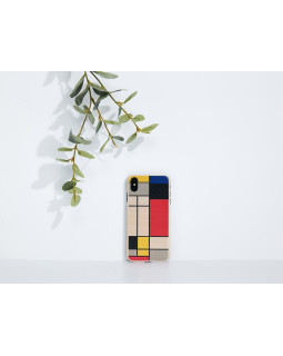 MAN&WOOD SmartPhone case iPhone XS Max modrian wood white-foto3