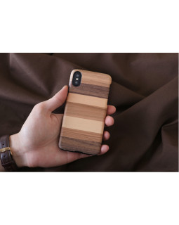 MAN&WOOD SmartPhone case iPhone X/XS sabbia black-foto3