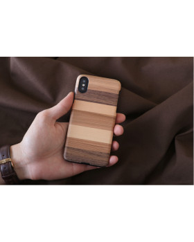 MAN&WOOD SmartPhone case iPhone X/XS sabbia black-foto3