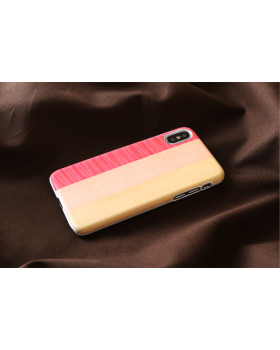 MAN&WOOD SmartPhone case iPhone X/XS pink pie white-foto3