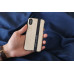 MAN&WOOD SmartPhone case iPhone X/XS diario black Mobiili ümbrised