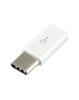 Sbox AD.USB-C W Micro USB 2.0 F. -> TYPE C M. White-foto3