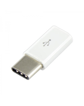 Sbox AD.USB-C W Micro USB 2.0 F. -> TYPE C M. White-foto3