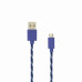 Sbox USB-1031BL USB->Micro USB 1M blue Muu