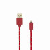 Sbox USB->Micro USB 1M USB-1031R red Muu