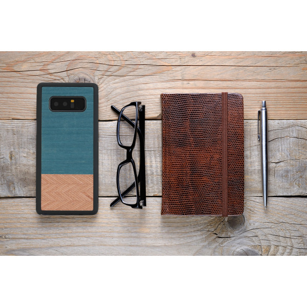 MAN&WOOD SmartPhone case Galaxy Note 8 denim black Mobiili ümbrised