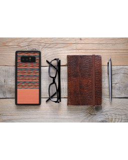 MAN&WOOD SmartPhone case Galaxy Note 8 browny check black-foto3