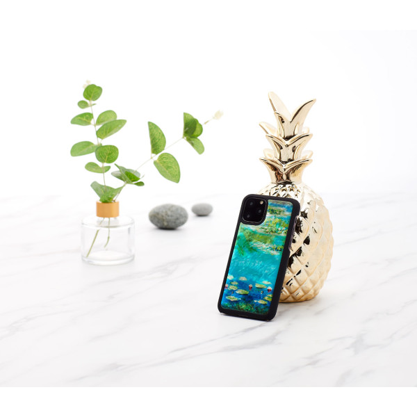 iKins SmartPhone case iPhone 11 Pro water lilies black Mobiili ümbrised