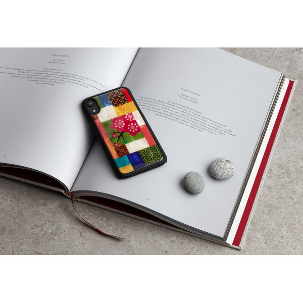 iKins SmartPhone case iPhone XR cherry blossom black Mobiili ümbrised