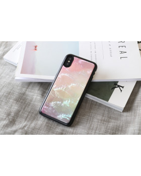 iKins SmartPhone case iPhone XS/S water flower black-foto3