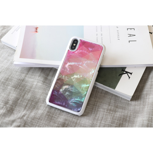 iKins SmartPhone case iPhone XS/S water flower white Mobiili ümbrised