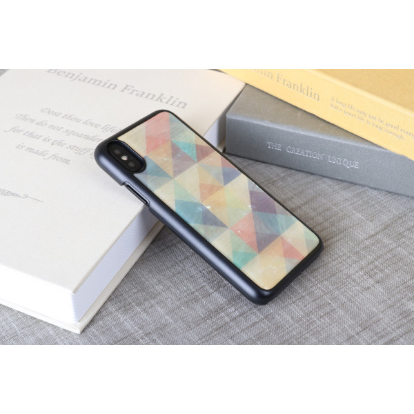 iKins SmartPhone case iPhone XS/S mosaic black Mobiili ümbrised